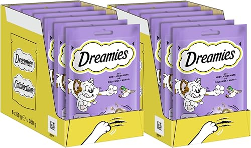 DREAMIES™ Portionsbeutel mit Ente 2 x 6 x 60g
