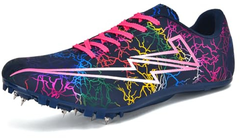 ZHENSI Zapatillas De Atletismo con Clavos para Niños Hombres Y Mujeres Ligeras para Carreras Y Sprint