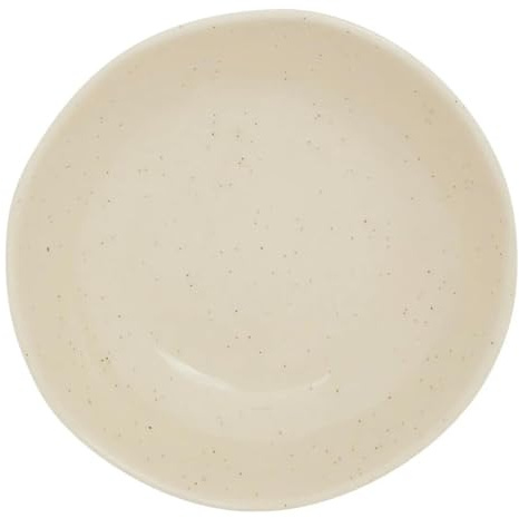 Secret de Gourmet - Lot de 6 Assiettes Creuses en Faïence Wonja 19cm Crème