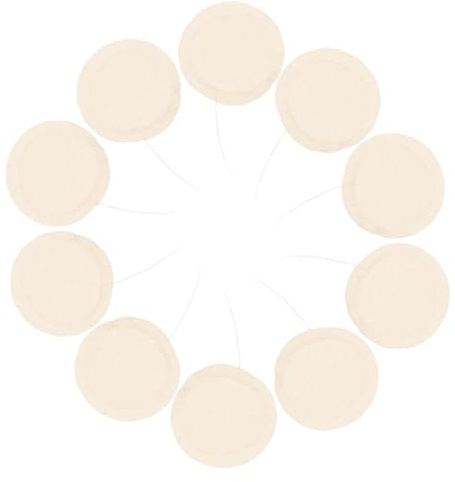Ciieeo Lot de 20 Filtres à Café en Coton pour Cafetière à Siphon Taille Moyenne Tissu Résistant à Haute Température Contrôle du Flux de Vapeur Accessoire Écologique et Solide pour