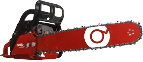 Benzin-Kettensäge Solo by AL-KO 652, 51,8 cm³, 2-Takt-Motor, 2,4 kW, 38 cm Schwert, Ergonomisch, Anti-Vibrations-System – Ideal für Mittelgroße Waldflächen