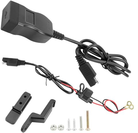 Quick Charges USB Chargers & Digital Electric Tester with Switches General Motorcycle Chargers for Bike Modification Waterproof Motorcycle Phone Device