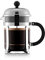 Bodum Chambord - Cafetera, color transparente, acero inoxidable, 166 x 190 x 105 mm, 0.5l, 17oz