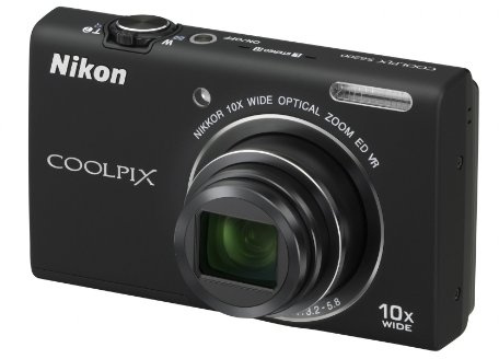 Nikon Coolpix S6200 Digitalkamera (16 Megapixel, 10-fach opt. Zoom, 6,7 cm (2,6 Zoll) Display, HD-Video, bildstabilisiert) schwarz