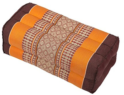 Handelsturm Yoga meditation kudde 35 x 15 x 10 cm, Kapokfyllning, brun/orange