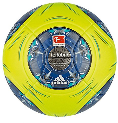 adidas Herren Fußball Torfabrik OMB Winterball, Gelb/Blau, 5, G73532