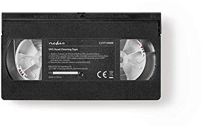 Cassette de Nettoyage - 20 ML - Têtes VHS - Noir