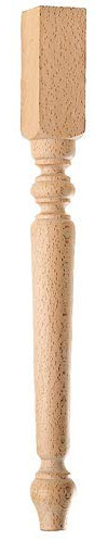 Base per tavolino in legno tornito, confezione da 4 unità - 144,143,142 (460 x 45 x 45 mm (142))