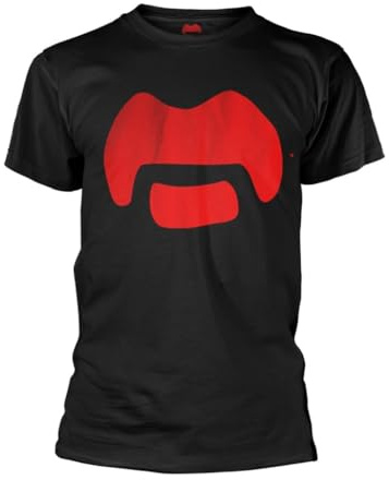 Frank Zappa 'Moustache' (Black) T-Shirt (Small)