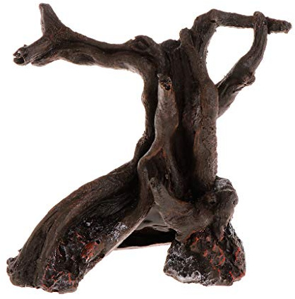 cdhgsh Aquarium Totes Holz Holz Kunstharz Aquarium Dekoration Ornamente Pflanze Landschaft Baum Reptilien Fall Stumpf Wurzel Dekor liefert Holz