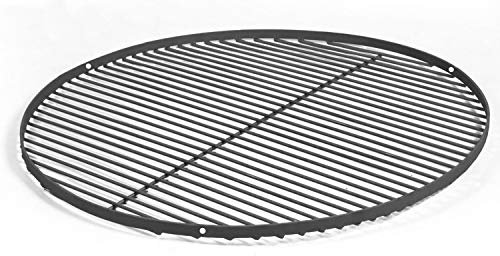 JS Garten Deko Grillrost aus Naturstahl Ø 60 cm rund Grillrost für Schwenkgrill geeignet Rundgrill CookKing