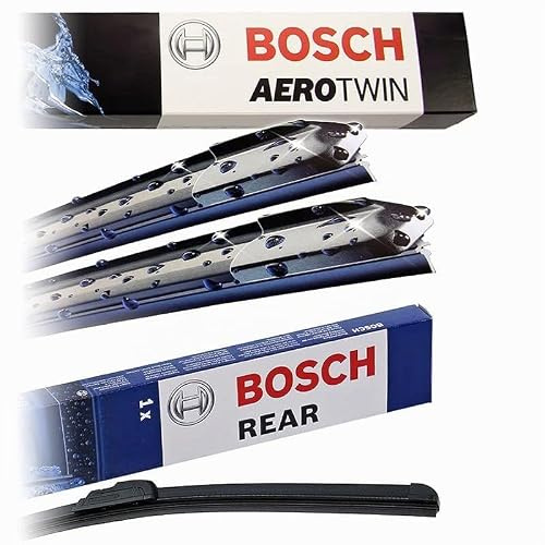Bosch Scheibenwischer Heckwischer Vorne + Hinten, Aerofit AF187 + Aerotwin | Kompatibel mit: VW TOURAN, TOURAN VAN