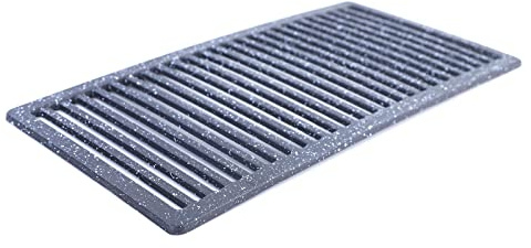 RAMROXX Grillrost Grillgitter Gusseisen Antihaftbeschichtet universell 62,5cm x 30,5cm
