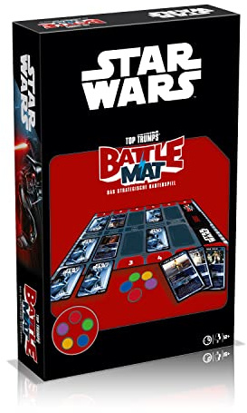 Top Trumps Battle Mat Star Wars Brettspiel - Star Wars Fanartikel Gesellschaftsspiele - Strategisches Brettspiel für Fans - 2+ Spieler ab 6+ Jahre - Deutsch