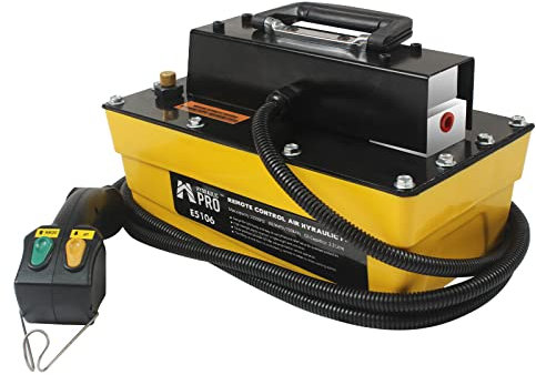 HYDRAULIC PRO Luftbetriebene Hydraulikpumpe 10.000 PSI, Hydraulikpumpe mit Fernbedienungsaktor