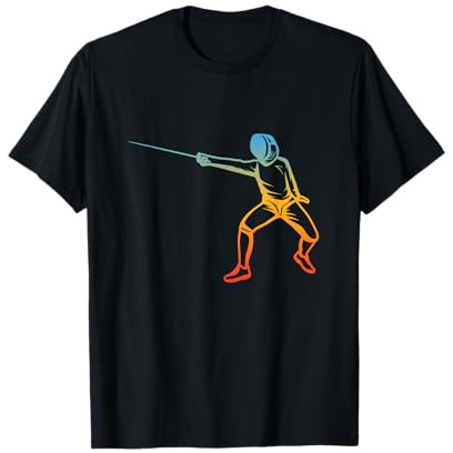 Escrimeur Dessinateur Escrimeur Passionné Épée T-Shirt
