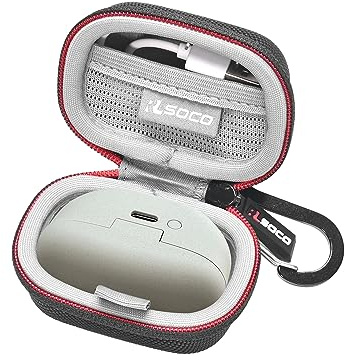 RLSOCO Tasche für Sony WF-1000XM5 Kabellose Noise Cancelling Kopfhörer - Schwarz