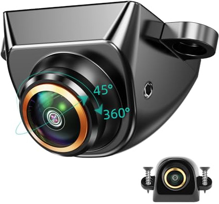 GreenYi AHD 1080P backkamera Fungerar bara med bildskärmar och radio som stöder AHD 1080P-videosignal, 170 graders betraktningsvinkel bakåt/fram-/sidokamera