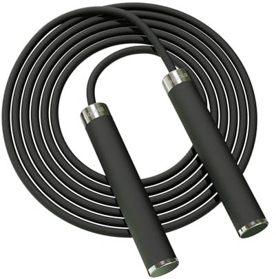 Mogold Springseil für Männer und Frauen, 3 m, Doppelkugellager-Springseil, geeignet für Cardio, Gewichtsverlust und Ausdauertraining, Silikongriffe, für Gesundheit und Genuss