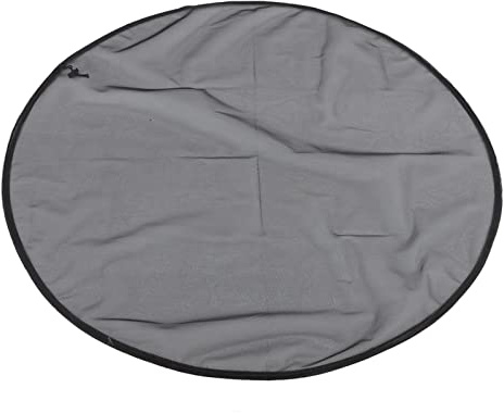 Mesh Cover for Rain Barrels - Rain Barrel Net Cover with Drawstring Rain, Rainwater Collector Tank Net Cover, Polyester Cover for Outdoor Buckets, Fallen Leaves and Debris from Rain Barrel