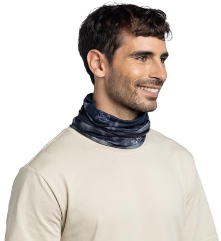 BUFF Scaldacollo Coolnet UV Dark Grey Unisex Adulti, Taglia Unica