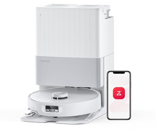 roborock Qrevo Edge Saugroboter mit Wischfunktion, Dual Anti-Tangle-System, AdaptiLift Chassis, 18.500Pa, FlexiArm Design Kantenreinigung, Hebarem Wischmopp, 75℃ Heißwasser-Moppwäsche, „Hello Rocky“