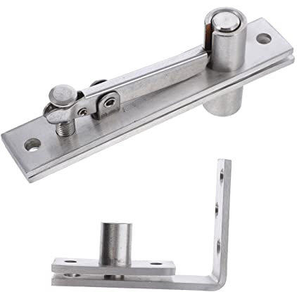 ASAKKURA Stainless Steel Door Shaft Rotation Hinge Heavy Duty Concealed Pivot Hinge for Wood Door Rotating Function