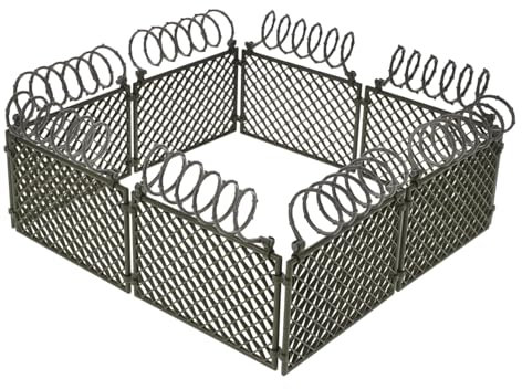 ERINGOGO 1satz Miniatur Militärzaun Baustein Zubehör Für Kreative Szenen Und Modellbau Flexibel Einsetzbar Für Gefängnis Barrieren Und Kriegsumgebungen Teiliges Militärgrün