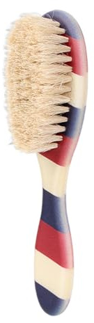 Haarbürste mit Wildschweinborsten, Glättungsbürste für kurze Haare, weiche Glättung, Fellpflege, Holzkamm, Reisetasche und Spa-Stirnband, Friseurzubehör für Männer und