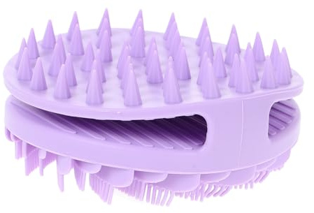 Baluue Badebürste für Sanftes Peeling und Angenehme Massage Luffa Silikon mit Doppelseitigem Design Wiederverwendbar und Geeignet für Hauttypen unter Dusche