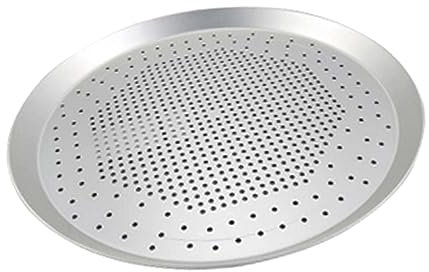Holibanna 1pezzi Teglia Per Pizza in Alluminio Perforata Antiruggine Per Forno Formaggio Antiaderente Resistente Al Calore
