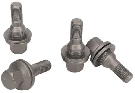 BASPHHH écrou Jante Compatible avec Citroen pour Berlingo 2008+ pour C2 2003+ Boulons de Roue hexagonaux Écrous de Pneu Goujons 003549817
