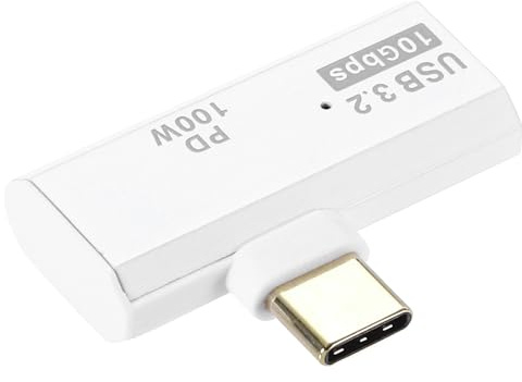 QUARKZMAN Adaptador De USB C A DC, Cable De Alimentación USB C A DC con Conector De Barril para Teléfono Y Portátil, Blanco