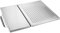ibasenice Plancha Inoxidable Asadora Plancha Sarten Parrilla Placa De Parrilla Cuadrada Bandeja para Barbacoa