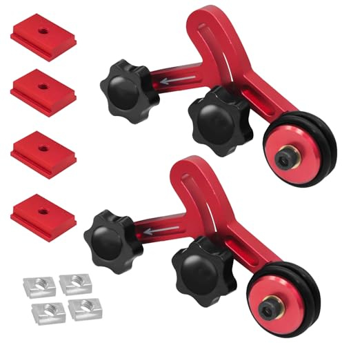 ROYJJ Pressure Woodworking Featherboard Feed Guide Roller Systems For Table Chainsaws Band Chainsaws Stable Feeding Accuracy M