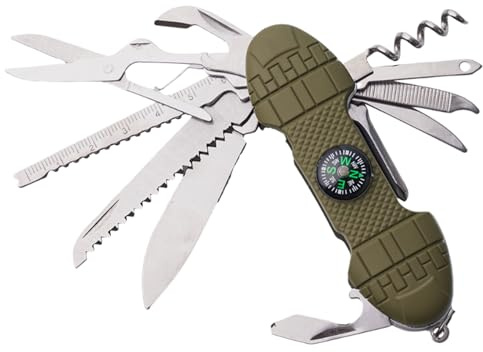 Multiherramienta De Bolsillo - Gadgets de Bolsillo Portátiles | Camping Multi Herramientas con Destornillador - Para Senderismo Supervivencia Reparación De Bicicletas Hombres Y Mujeres