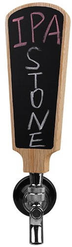 Beer Tap Handles Kegerator Chalkboard, Made of natural wood, Great for Homebrew, Tap House, Kegerators, or Bars, Craft beer gifts (K-7.4-Chalkboard Tap-Oak)