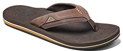 REEF Cushion Dawn Flip-flops, ultrasoft fotbädd med omedelbar komfort, Brun, 46 EU