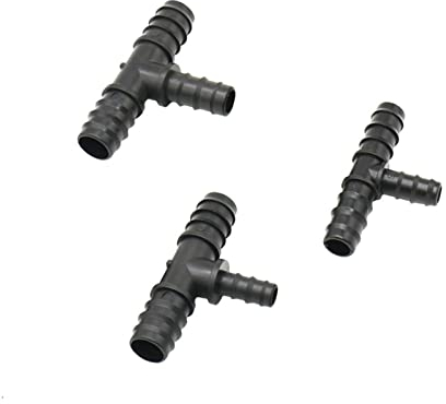 Gartenschlauch-Verbindung, T-förmig, 25 mm auf 20 mm bis 16 mm, Reduzierstück, T-Verbindungsstück, 25 mm bis 20 mm, 30 Stück