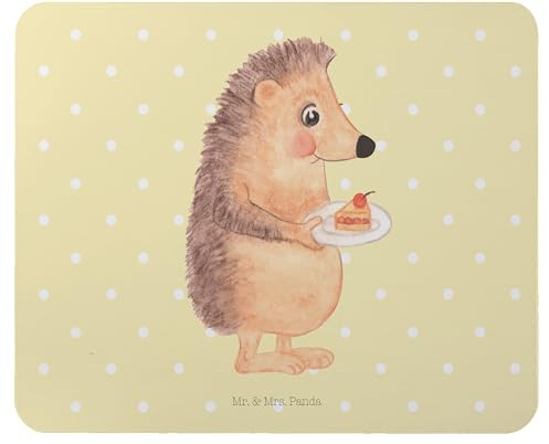 Mr. & Mrs. Panda Mouse Pad Igel Kuchenstück - Geschenk, pc Mousepad, mousematte, Torte, Lustige Sprüche, Kuchen, Backen, Mauspad, Laptop, Essen Spruch, Geburtstagskuchen
