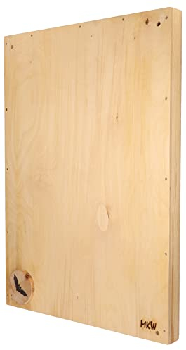 Fledermauskasten Zur Aufputzmontage MKW - aus massivem Nadelholz, ökologischem und unpoliertem wasserfesten Sperrholz - Doppelt imprägniert mit natürlichem Leinölfirnis