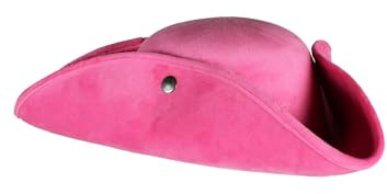 Thetru Einfacher Piraten Dreispitz neon-pink - Hutgröße: 57-58