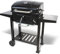 Barbecue Grill Large Portable Charcoal Coal BBQ Smoker with 2 Side Table, Built-in Thermometer, Adjustable Charcoal Pan & Chimney, Wheels, Warming Rack for Outdoor Home Garden Party Patio Cooking