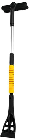 Pala De Nieve Telescópica Para Coche, Con Diseño De Mango Extensible, 91x65 Cm, ​​Rascador De Hielo Para Coche, Quitanieves Para Parabrisas, Cómodo Y Resistente, Para Invierno, Vidrio, Ventana, Puerta