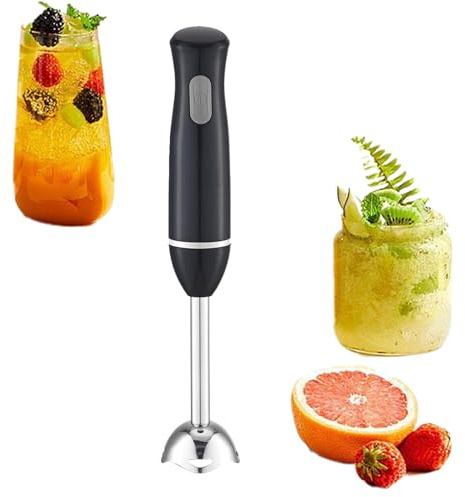 Mixeur Plongeant À Main,Gadget De Cuisine Électrique Détachable - Batteur à Bâton Portatif,Pour Bureau Maison Voyage Cuisine Soupes Purées Aliments Bébés Milkshakes Vinaigrettes