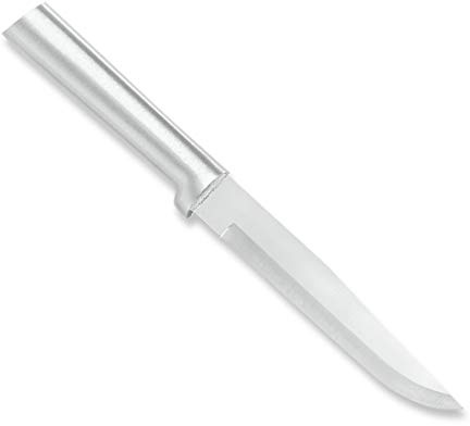 Rada Cutlery Stubby Butcher Knife (R106), 5.38 Stainless Steel Blade, Silver Handle