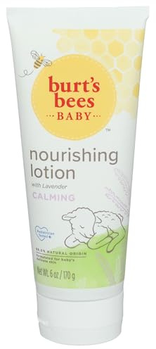 Burt's Bees Baby Nourishing Lotion, Calming Baby Lotion - 6 Ounce Tube