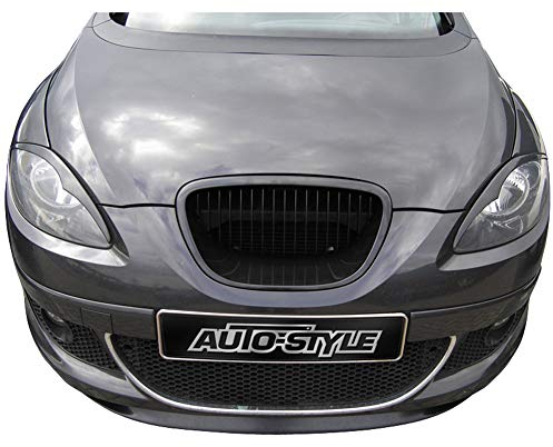 AUTO-STYLE Grille sans logo compatible avec Seat Leon/Altea/Toledo 1P 2005-2009 Excl. FR/Cupra