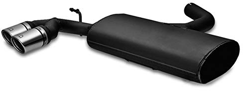Sportauspuff für SEAT Leon II typ P1.FR 2005-2012 HATCHBACK | kompatibel mit Seat Leon II 1P 1.4i 63kW/1.6i 75kW/2.0TDI 100/103kW 2005-2012 2x 70mm