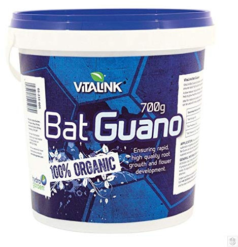 VitaLink Bat Guano 0.7 3.5kg ORGANIC FERTILIZER Hydroponics Grow Media Additives (3.5kg)